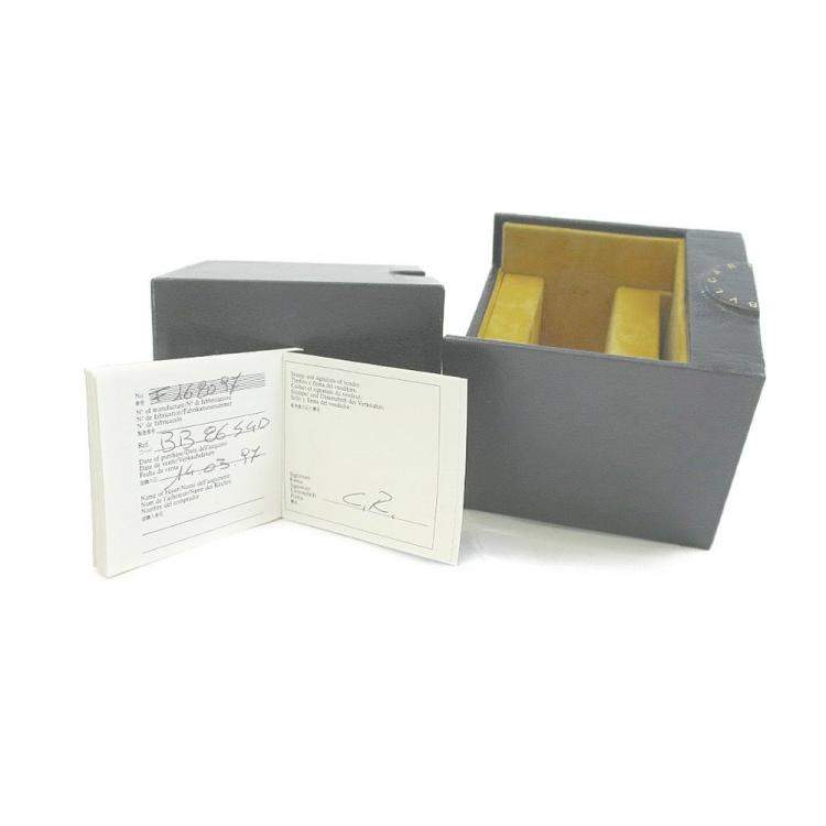 Pre Owned Bvlgari Black 18k Yellow Gold And Stainless Steel Bvlgari Bvlgari BB26SGD Quartz Women's Wristwatch 26 mm