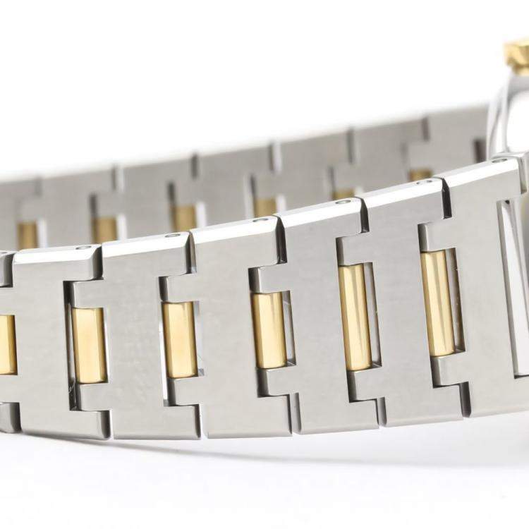 Pre Owned Bvlgari Black 18k Yellow Gold And Stainless Steel Bvlgari Bvlgari BB26SGD Quartz Women's Wristwatch 26 mm