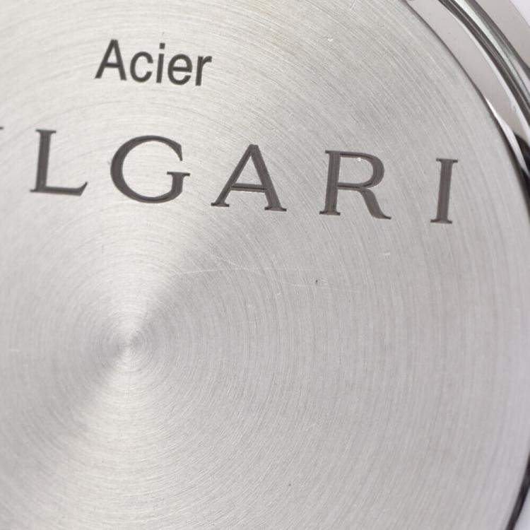 Pre Owned Bvlgari Black Stainless Steel Bvlgari Bvlgari BBL26S Quartz Women's Wristwatch 26 mm
