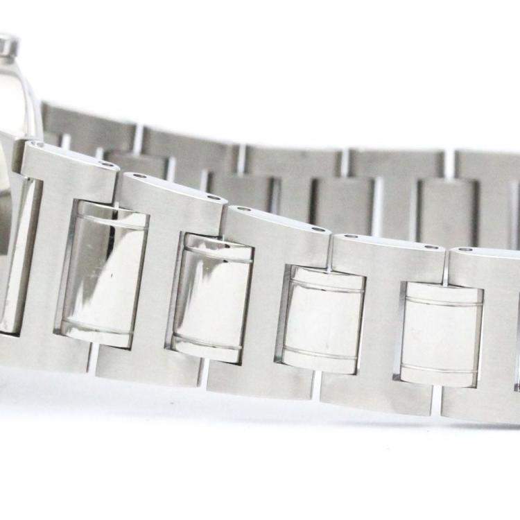 مملوكة مسبقًا Bvlgari Silver Stainless Steel Bvlgari Bvlgari BB26SS Women's Wristwatch 26 mm