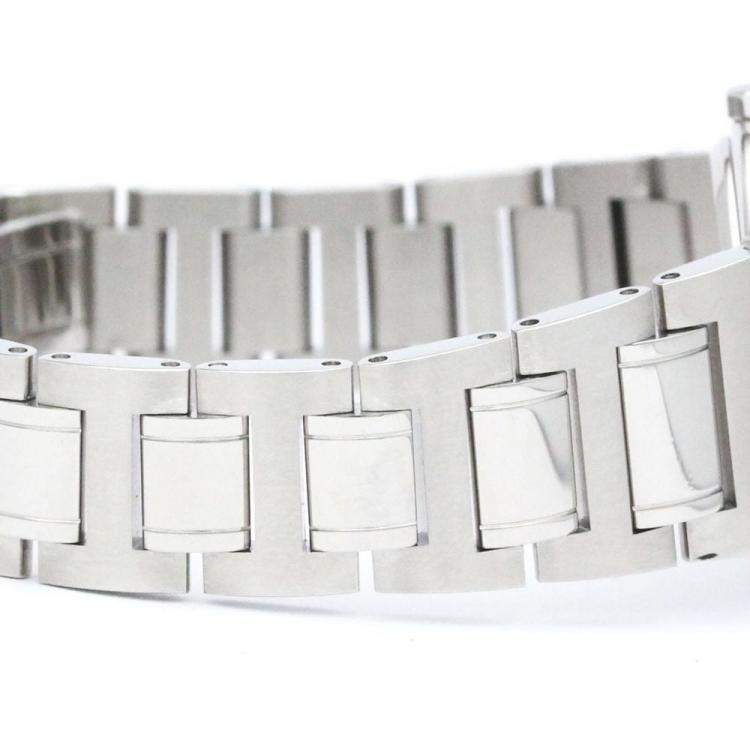مملوكة مسبقًا Bvlgari Silver Stainless Steel Bvlgari Bvlgari BB26SS Women's Wristwatch 26 mm