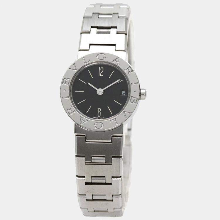 Bvlgari Black Stainless Steel Bvlgari Bvlgari BB23SSD Women's ...