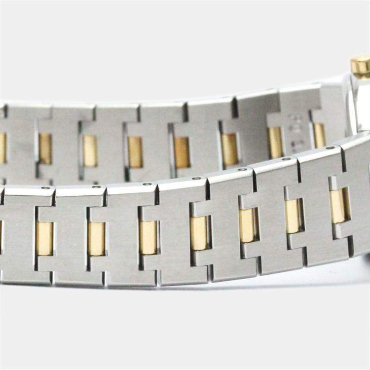 Pre Owned Bvlgari Black 18k Yellow Gold And Stainless Steel Bvlgari Bvlgari BB23SG Quartz Women's Wristwatch 23 mm
