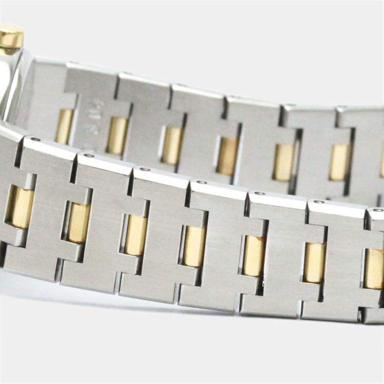 Pre Owned Bvlgari Black 18k Yellow Gold And Stainless Steel Bvlgari Bvlgari BB23SG Quartz Women's Wristwatch 23 mm