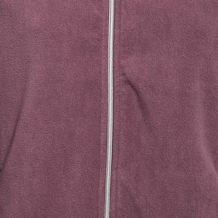 Pre Owned Calvin Klein Light Purple Synthetic Fleece Performance Jacket XL