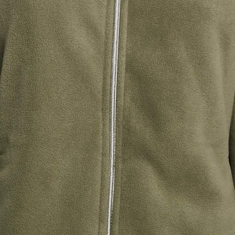 Pre Owned Calvin Klein Green Synthetic Fleece Performance Jacket XL