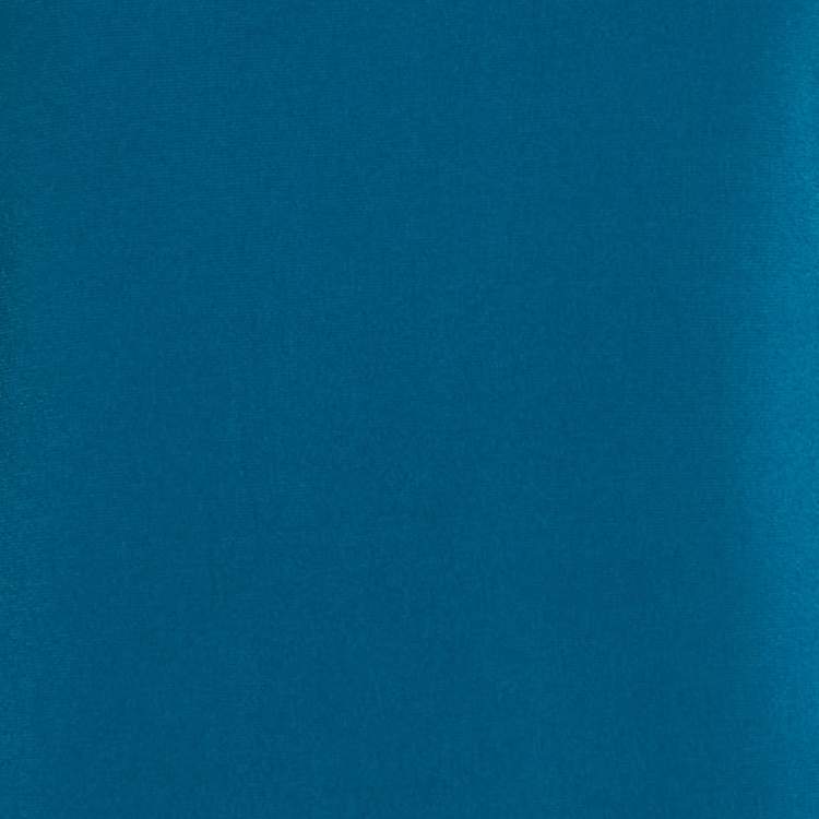 Pre Owned Calvin Klein Blue Jersey Bell Sleeve Short Dress S