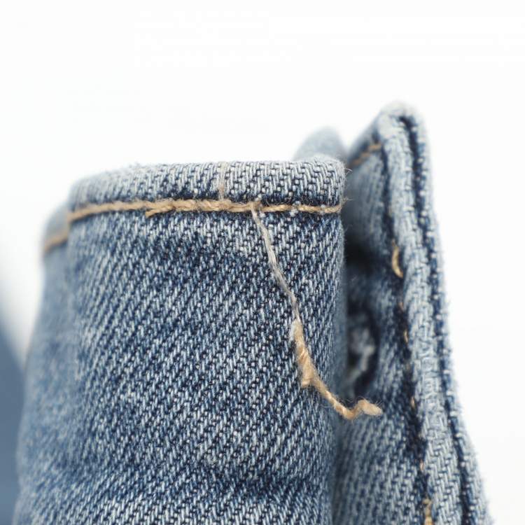 مملوكة مسبقًا جاكيت كالفين كلاين دنيم أزرق مقاس متوسط