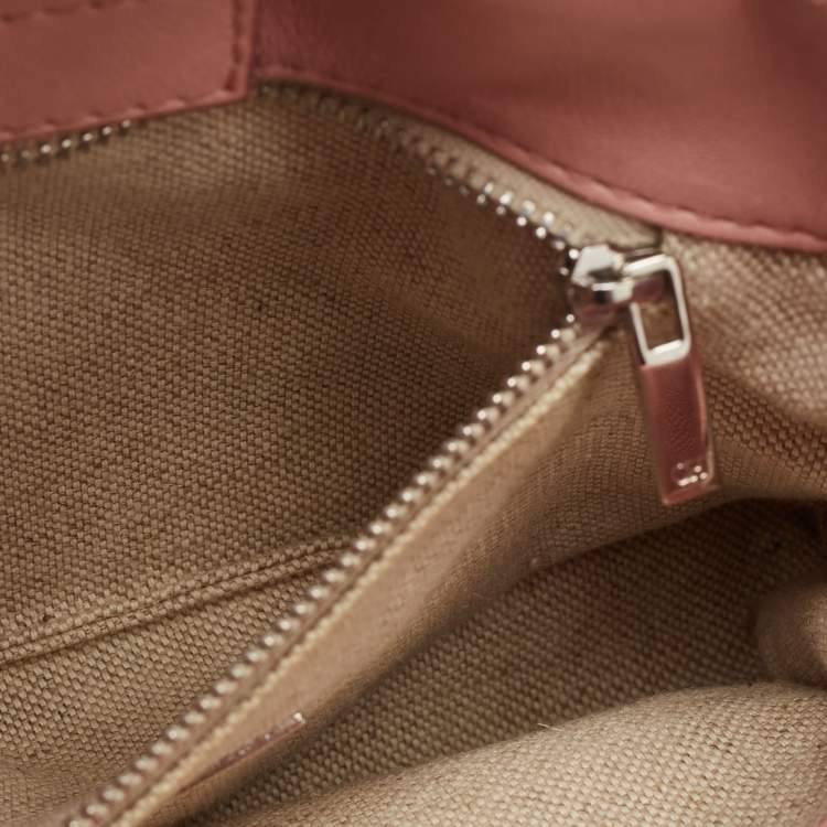 Pre Owned Carolina Herrera Pink Quilted Leather Duchess Tote 