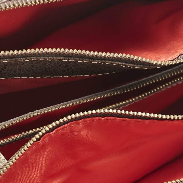 Pre Owned Carolina Herrera Brown Leather Matteo Tote