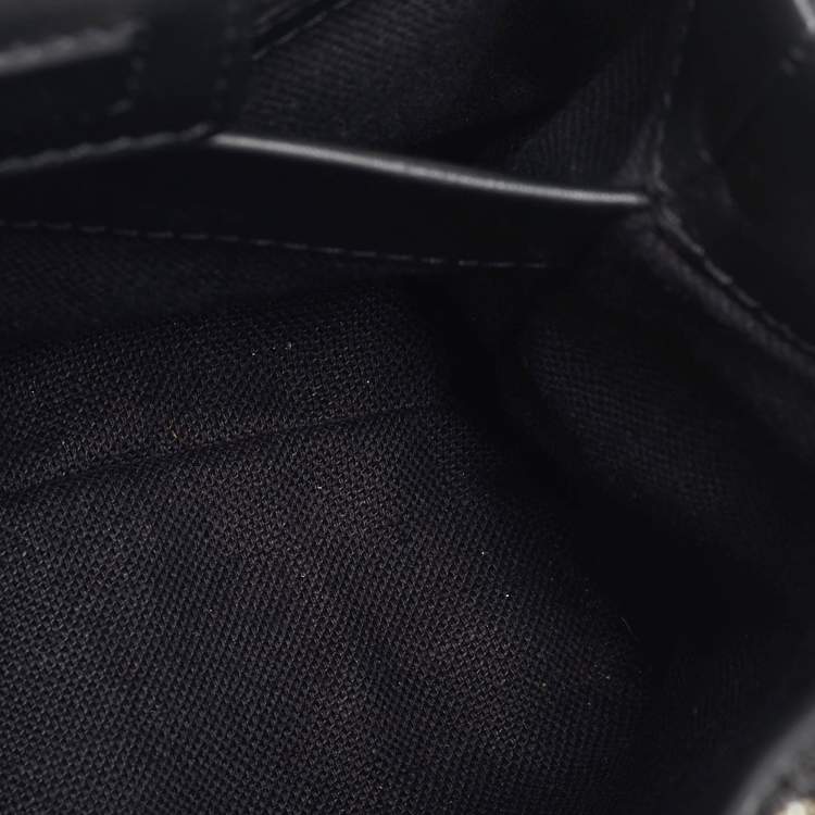 Pre Owned Carolina Herrera Grey Glitter and Patent Leather Mini Duchess Tote