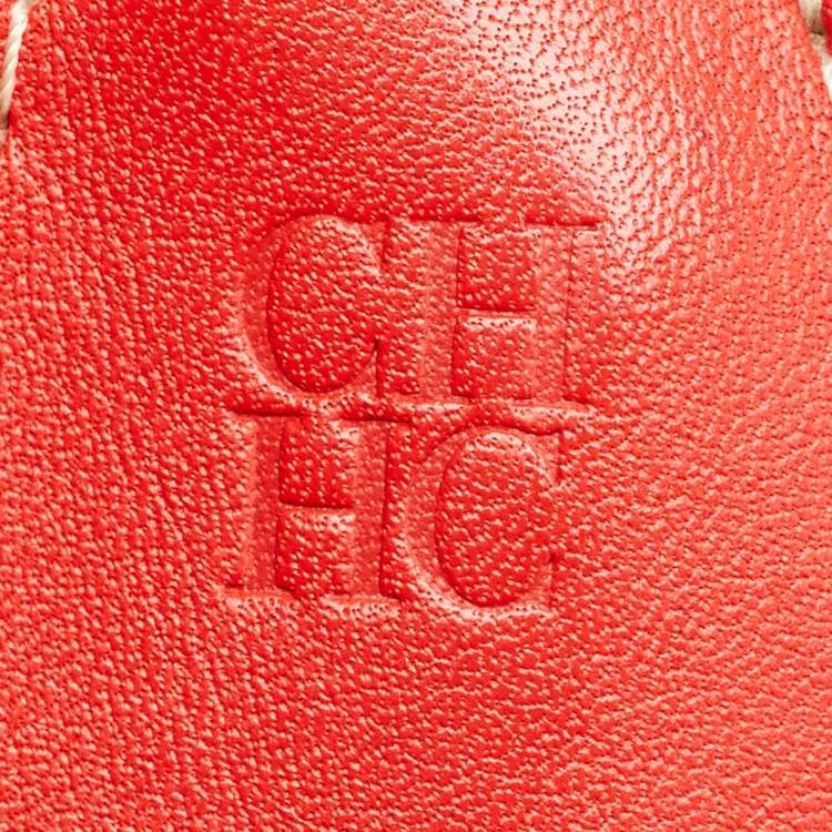 Pre Owned Carolina Herrera Brown/Beige Monogram Coated Canvas and Leather Matryoshka Padlock Tote