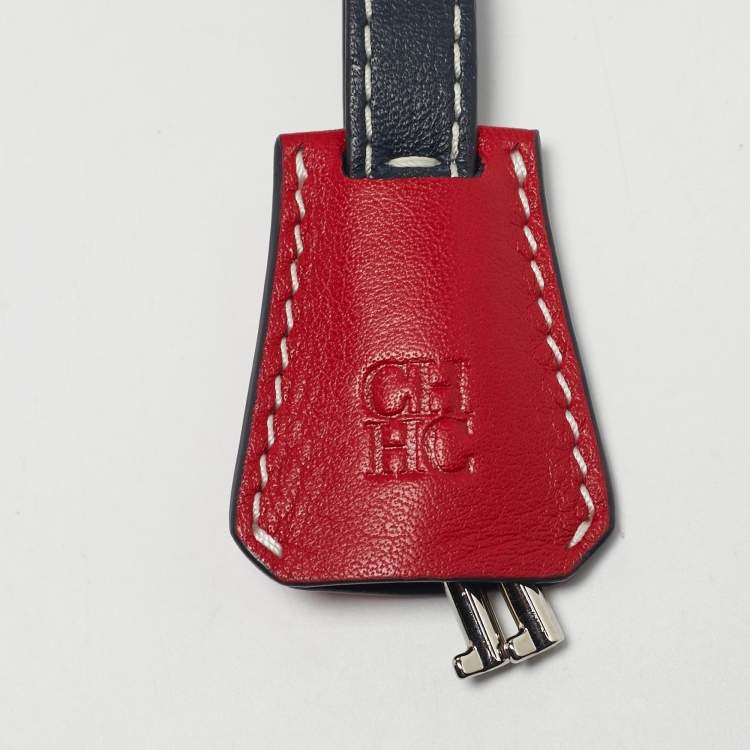 Pre Owned Carolina Herrera Multicolor Monogram Coated Canvas Medium Matryoshka Locked Tote