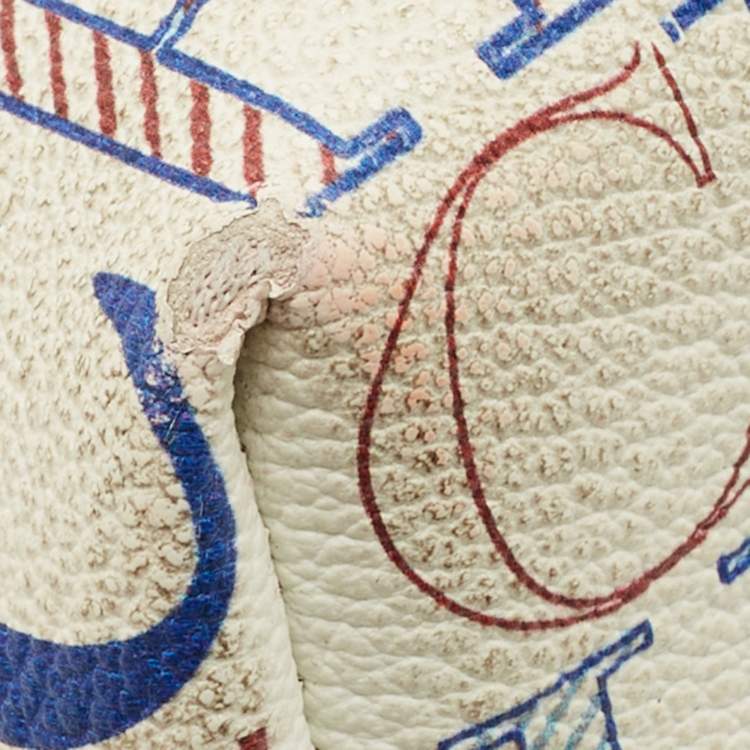 Pre Owned Carolina Herrera Multicolor Monogram Coated Canvas and Leather Matryoshka Tote