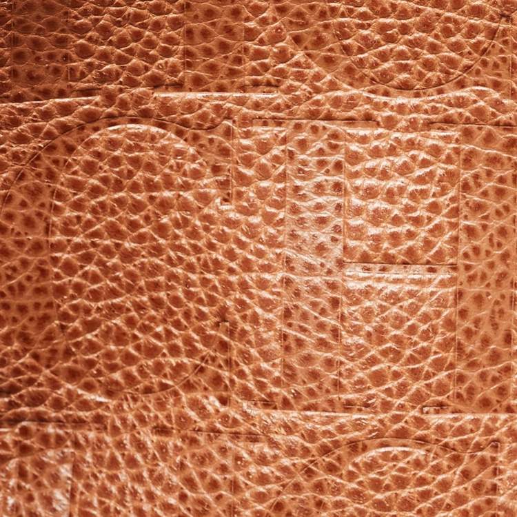 Pre Owned Carolina Herrera Brown Leather Minueto Top Handle Bag