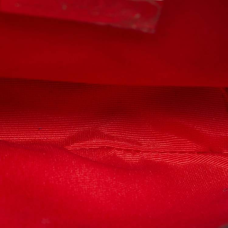 Pre Owned Carolina Herrera Flap Chain Black Leather Crossbody Bag