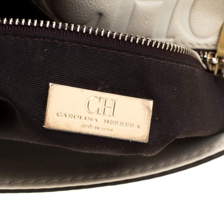 مملوكة مسبقًا Carolina Herrera Multicolor Leather New Baltazar Flap Shoulder Bag