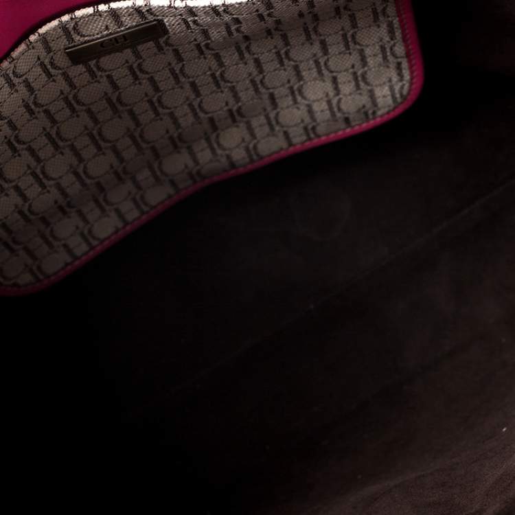 Pre Owned Carolina Herrera Multicolor Monogram Canvas Shopper Tote