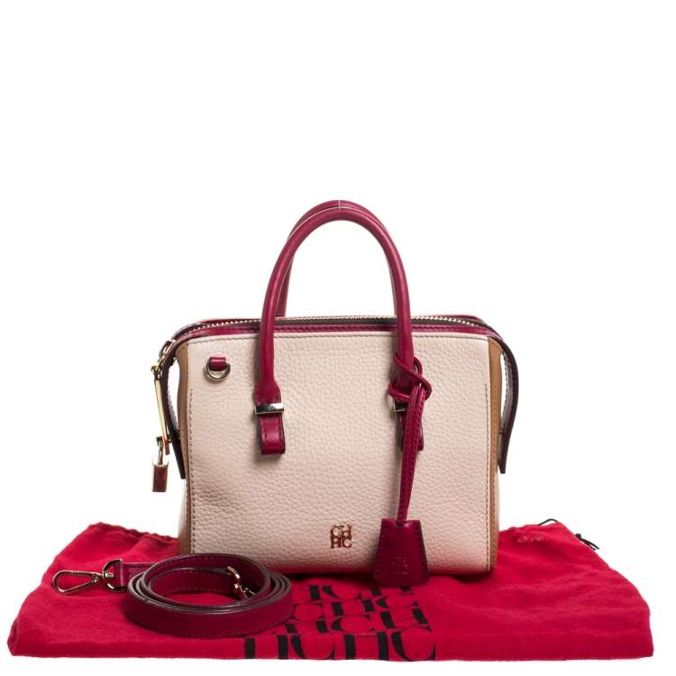 Pre Owned Carolina Herrera  Multicolor Leather Bag