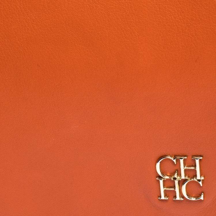 Pre Owned Carolina Herrera Multicolor Leather New Baltazar Flap Shoulder Bag