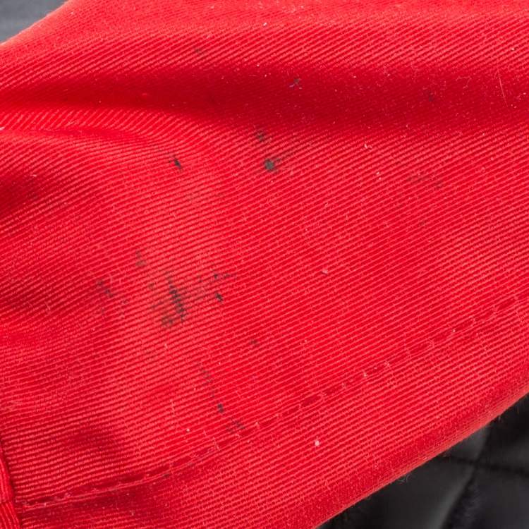 Pre Owned Carolina Herrera Black Quilted Leather Flap Chain Shoulder Bag