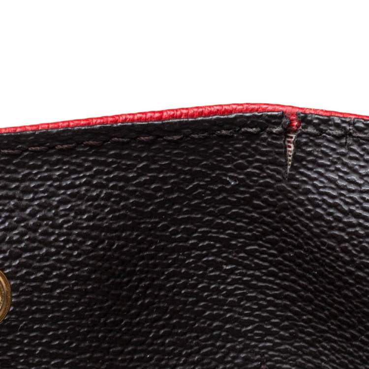 Pre Owned Carolina Herrera Multicolor Monogram Coated Canvas and Leather Front Pocket Tote