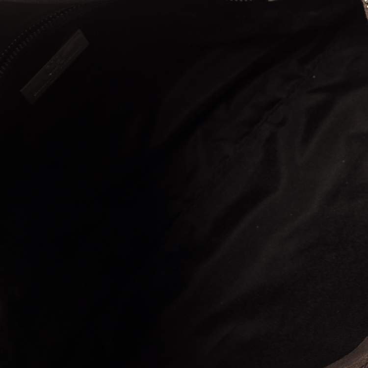 Pre Owned Carolina Herrera Red Monogram Leather Shoulder Bag