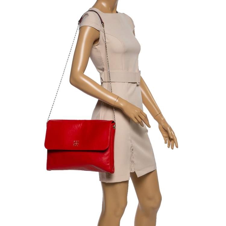 Carolina herrera red discount handbag