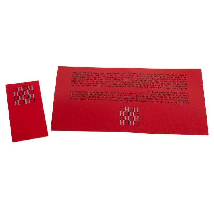 Pre Owned Carolina Herrera Red Leather Dahlia Satchel