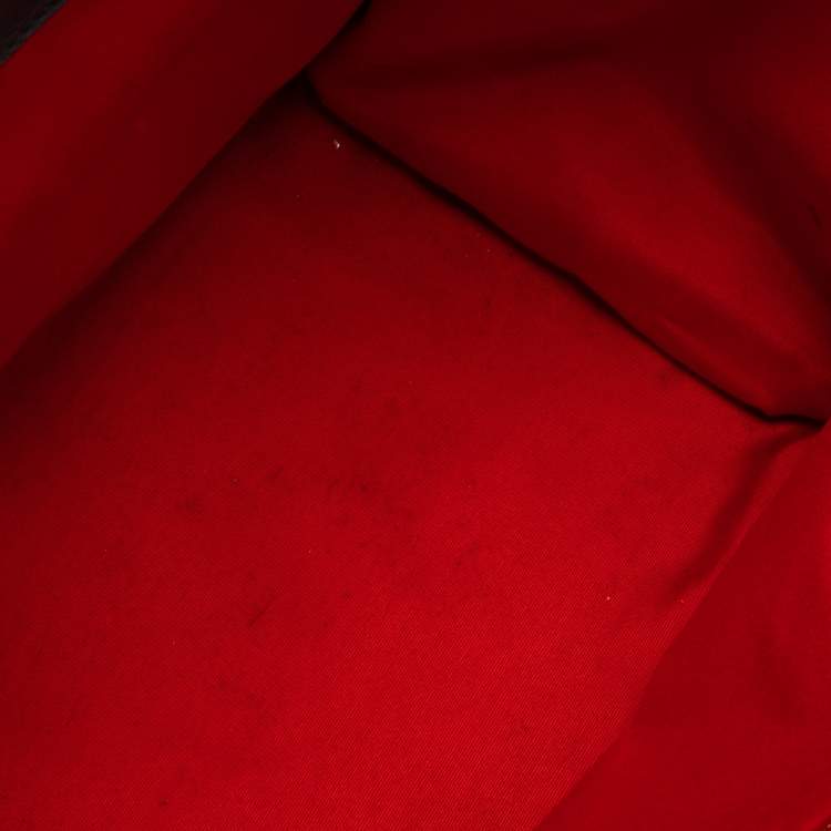 Pre Owned Carolina Herrera Brown Signature Coated Canvas Tote