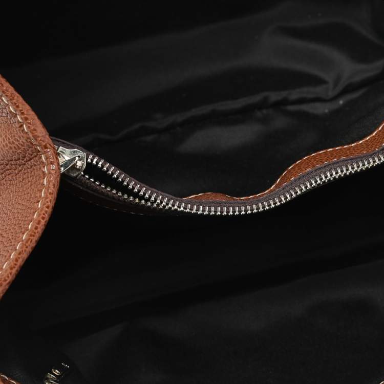 Pre Owned Carolina Herrera Brown Leather Matteo Tote