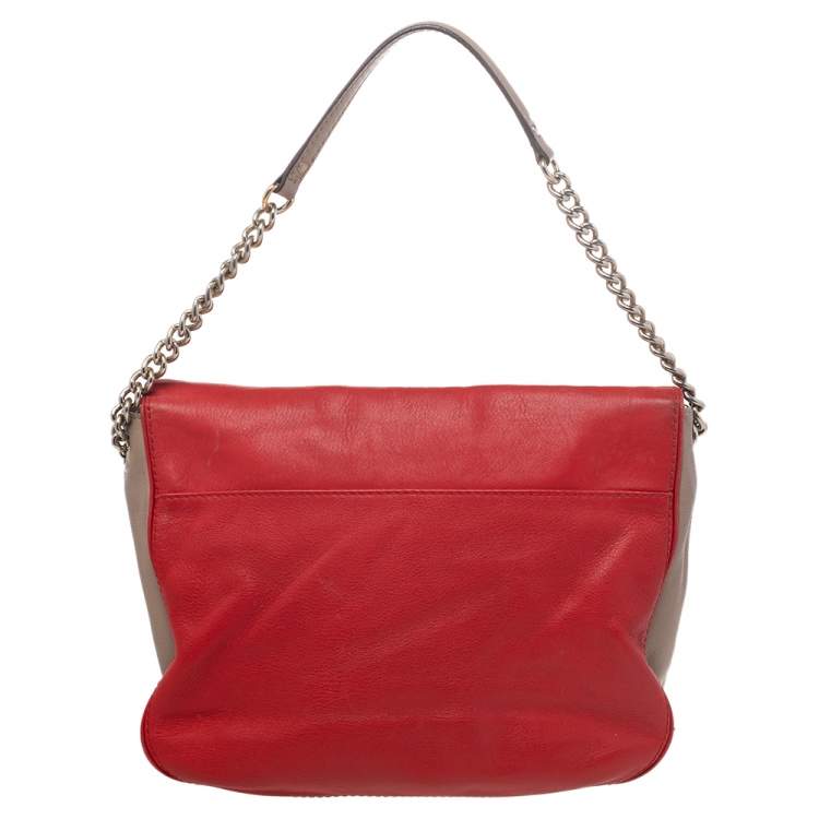 Pre Owned CH Carolina Herrera Multicolor Leather Baltazar Shoulder Bag