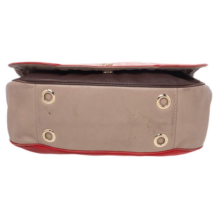 Pre Owned CH Carolina Herrera Multicolor Leather Baltazar Shoulder Bag