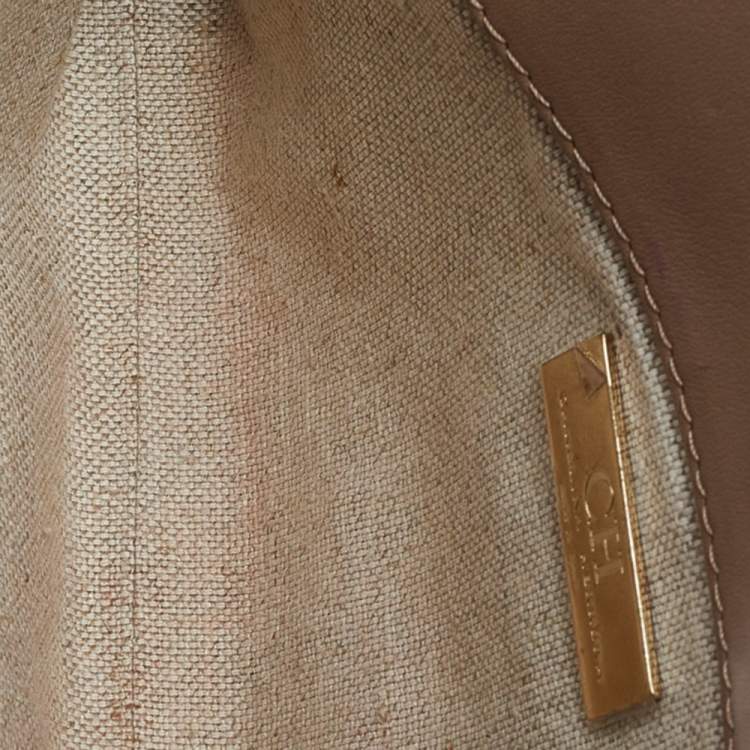 Pre Owned Carolina Herrera Black Leather Flap Clutch