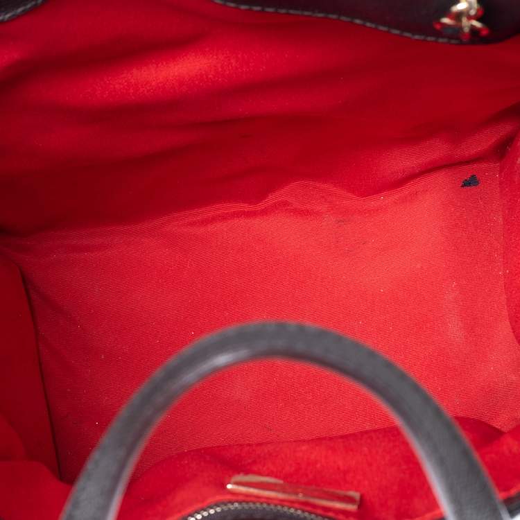 Pre Owned Carolina Herrera Brown Signature Coated Canvas Front Pocket Tote