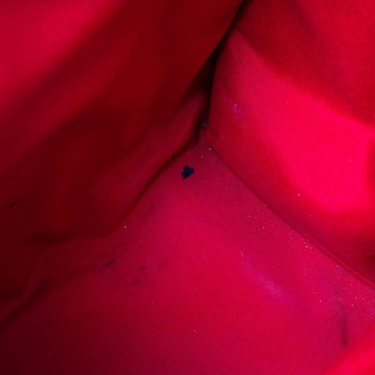 Pre Owned Carolina Herrera Brown Signature Coated Canvas Front Pocket Tote