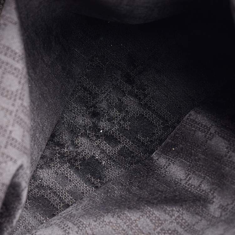 Pre Owned Carolina Herrera Brown Leather Chain Tassel Shoulder Bag