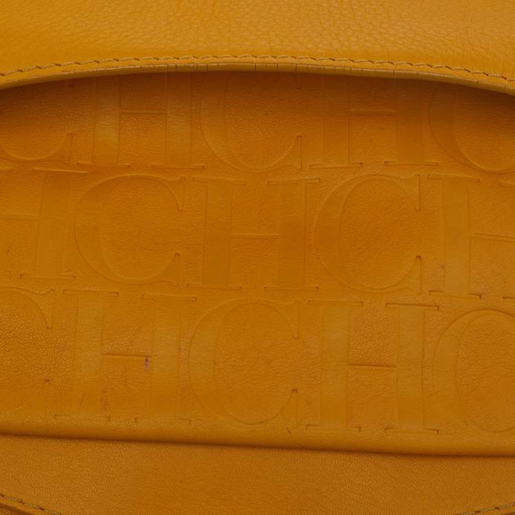 Pre Owned Carolina Herrera Multicolor Leather Minuetto Top Handle Bag