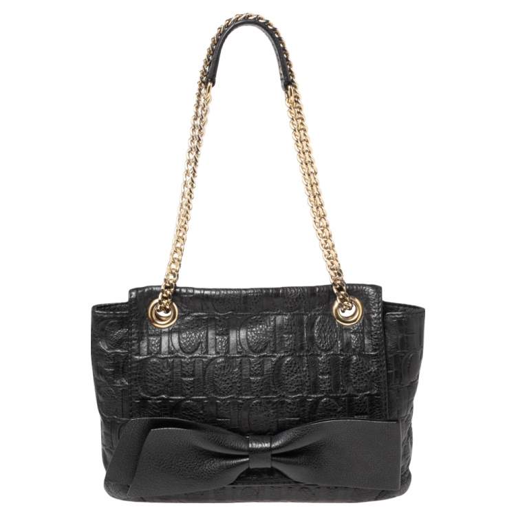 Carolina herrera black online bag