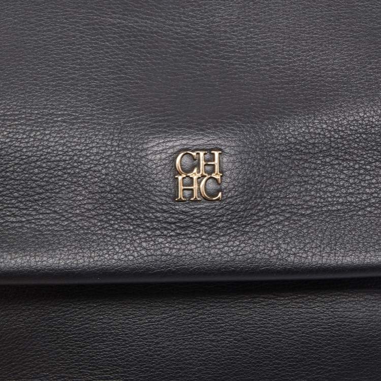 Pre Owned Carolina Herrera Multicolor Leather Mini Minuetto Top Handle Bag