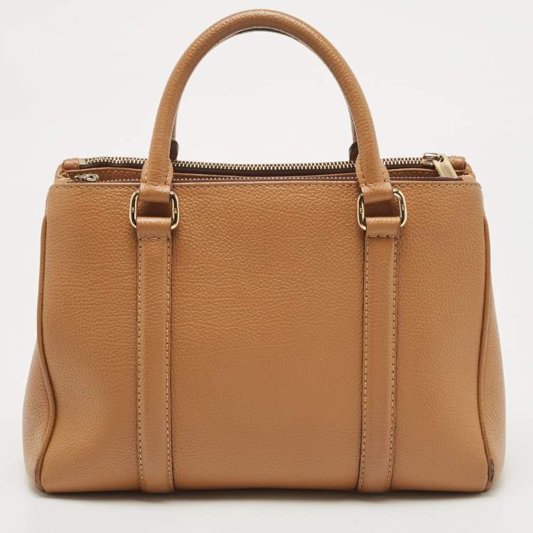 Pre Owned  Carolina Herrera Tan Leather Matteo Tote 