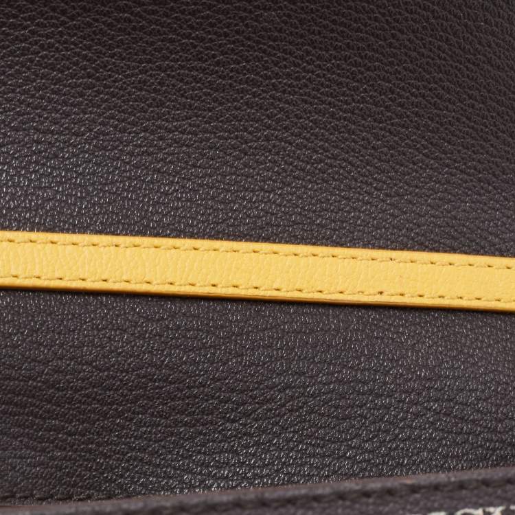 Pre Owned Carolina Herrera Multicolor Signature Coated Canvas and Leather Carry On Bandoulière Shoulder Bag