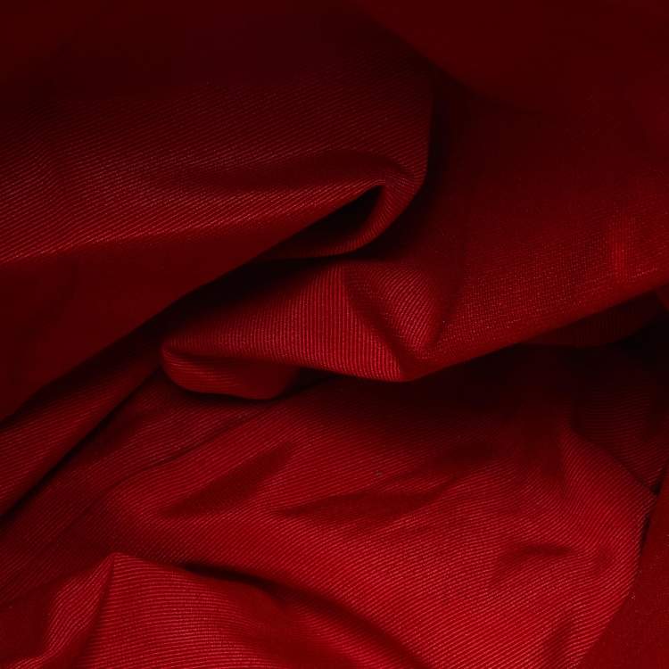 Pre Owned Carolina Herrera Navy Blue Leather Chain Shoulder Bag