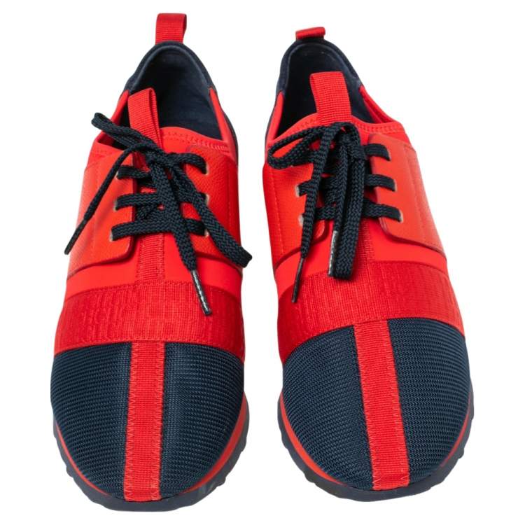 مملوكة مسبقًا Carolina Herrera Multicolor  Fabric, Leather, and Suede Low Top Sneakers Size 38