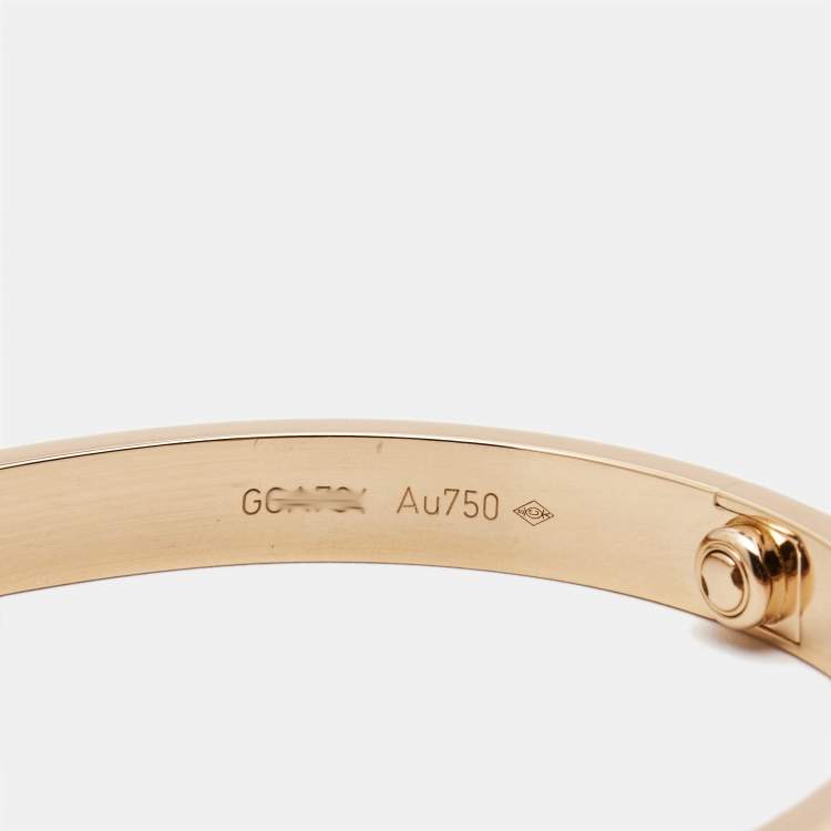 مملوكة مسبقًا Cartier Love 18k Rose Gold Bracelet 18