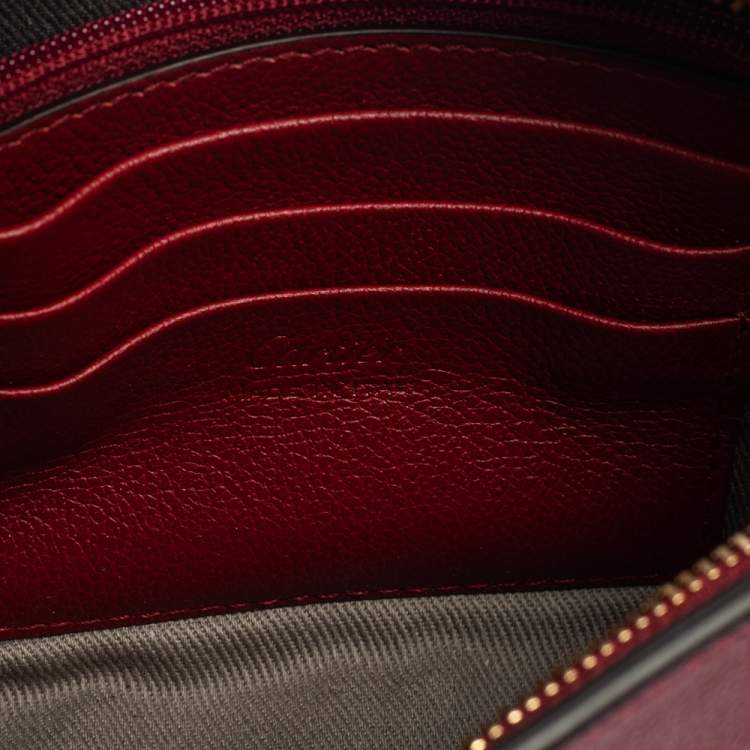مملوكة مسبقًا Cartier Red Leather C De Cartier Clutch