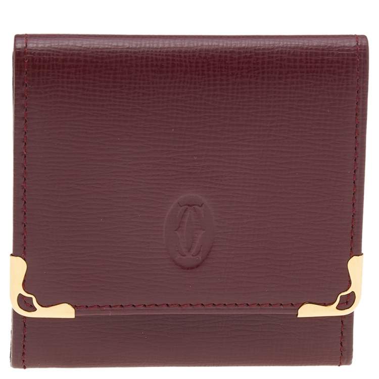 Cartier kiss lock wallet- vintage | Wallet, Zip around wallet, Leather  wallet