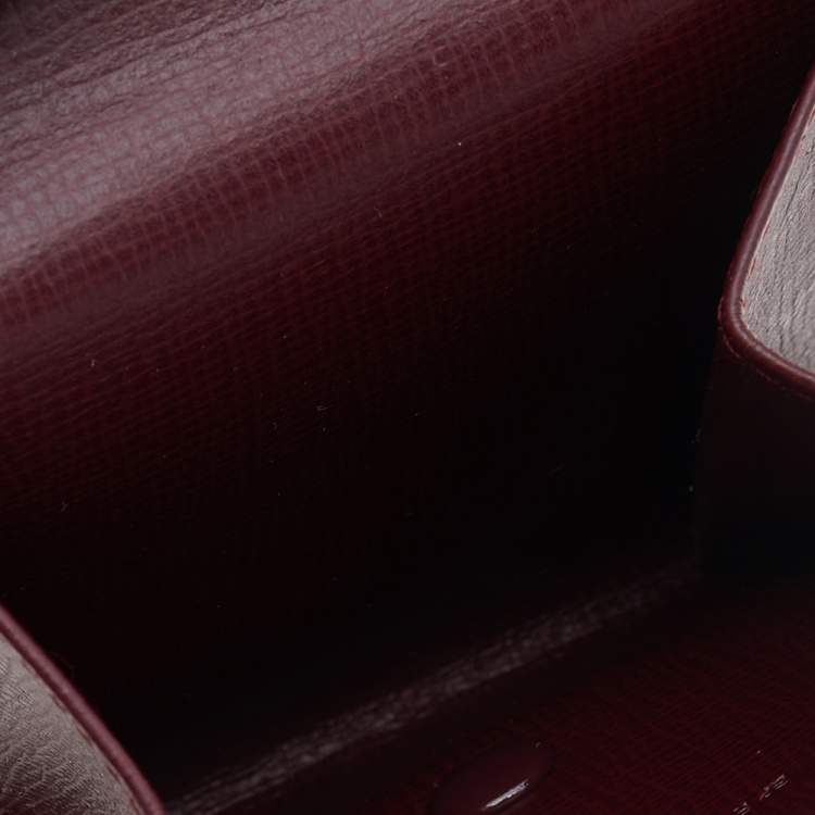 مملوكة مسبقًا Cartier Burgundy Leather Must de Cartier Coin Purse