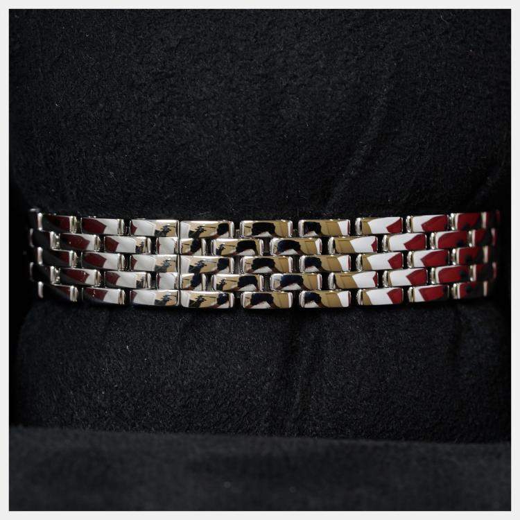 Pre Owned Cartier Panthere W4PN0016 Quartz White Stainless Steel  Women's Wristwatch 23 mm x 30 mm