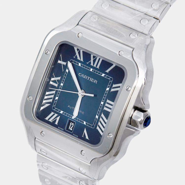 Cartier men's cheap stainless steel watch